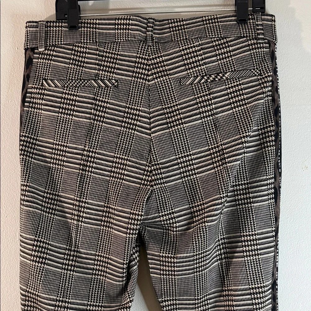 Cambio Rhona Plaid Pants Women’s US 14 Gray Black Slim Stretch - Picture 6 of 14